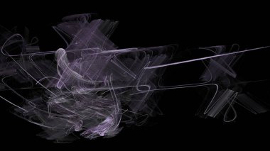 Fantezi kaotik renkli fraktal desen. Soyut Fraktal şekiller. 3D render resimde arka plan veya duvar kağıdı.