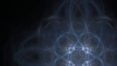 Fantezi kaotik renkli fraktal desen. Soyut Fraktal şekiller. 3D render resimde arka plan veya duvar kağıdı.