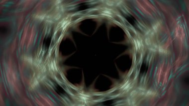 Fantezi kaotik renkli fraktal desen. Soyut Fraktal şekiller. 3D render resimde arka plan veya duvar kağıdı.