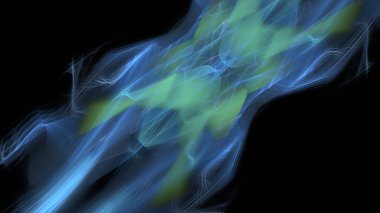 Fantezi kaotik renkli fraktal desen. Soyut Fraktal şekiller. 3D render resimde arka plan veya duvar kağıdı.