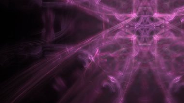 Fantezi kaotik renkli fraktal desen. Soyut Fraktal şekiller. 3D render resimde arka plan veya duvar kağıdı.