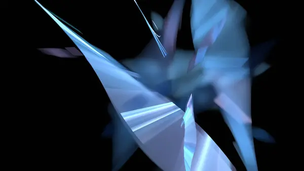 Φαντασία Χαοτική Πολύχρωμο Κλαστικό Μοτίβο Αφηρημένα Σχήματα Κλαστικού Rendering Εικόνα — Φωτογραφία Αρχείου
