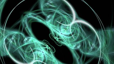 Fantezi kaotik renkli fraktal desen. Soyut Fraktal şekiller. 3D render resimde arka plan veya duvar kağıdı.