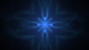 Fantezi kaotik renkli fraktal desen. Soyut Fraktal şekiller. 3D render resimde arka plan veya duvar kağıdı.