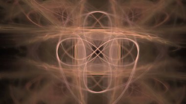 Fantezi kaotik renkli fraktal desen. Soyut Fraktal şekiller. 3D render resimde arka plan veya duvar kağıdı.