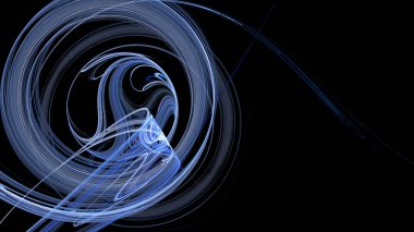 Fantezi kaotik renkli fraktal desen. Soyut Fraktal şekiller. 3D render resimde arka plan veya duvar kağıdı.