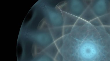 Fantezi kaotik renkli fraktal desen. Soyut Fraktal şekiller. 3D render resimde arka plan veya duvar kağıdı.