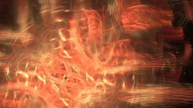 Fantezi kaotik renkli fraktal desen. Soyut Fraktal şekiller. 3D render resimde arka plan veya duvar kağıdı.