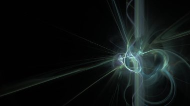 Fantezi kaotik renkli fraktal desen. Soyut Fraktal şekiller. 3D render resimde arka plan veya duvar kağıdı.