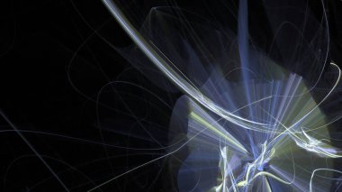 Fantezi kaotik renkli fraktal desen. Soyut Fraktal şekiller. 3D render resimde arka plan veya duvar kağıdı.