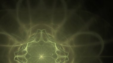 Fantezi kaotik renkli fraktal desen. Soyut Fraktal şekiller. 3D render resimde arka plan veya duvar kağıdı.