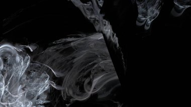 Fantezi kaotik renkli fraktal desen. Soyut Fraktal şekiller. 3D render resimde arka plan veya duvar kağıdı.