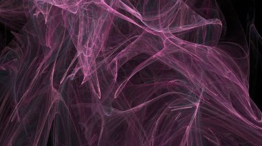 Fantezi kaotik renkli fraktal desen. Soyut Fraktal şekiller. 3D render resimde arka plan veya duvar kağıdı.