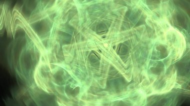 Fantezi kaotik renkli fraktal desen. Soyut Fraktal şekiller. 3D render resimde arka plan veya duvar kağıdı.