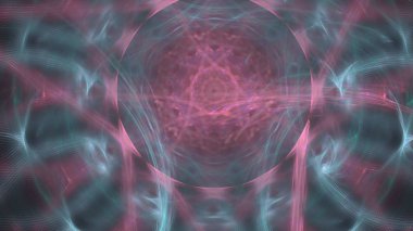 Fantezi kaotik renkli fraktal desen. Soyut Fraktal şekiller. 3D render resimde arka plan veya duvar kağıdı.