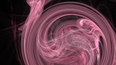 Fantezi kaotik renkli fraktal desen. Soyut Fraktal şekiller. 3D render resimde arka plan veya duvar kağıdı.