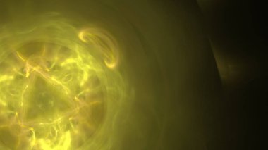 Fantezi kaotik renkli fraktal desen. Soyut Fraktal şekiller. 3D render resimde arka plan veya duvar kağıdı.