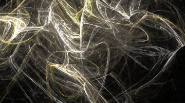 Fantezi kaotik renkli fraktal desen. Soyut Fraktal şekiller. 3D render resimde arka plan veya duvar kağıdı.