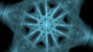 Fantezi kaotik renkli fraktal desen. Soyut Fraktal şekiller. 3D render resimde arka plan veya duvar kağıdı.