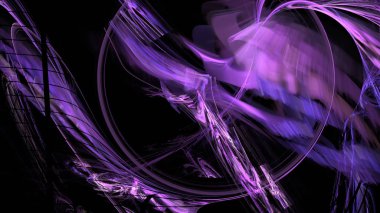 Fantezi kaotik renkli fraktal desen. Soyut Fraktal şekiller. 3D render resimde arka plan veya duvar kağıdı.