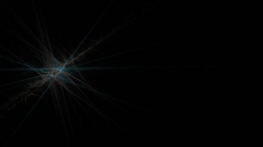 Fantezi kaotik renkli fraktal desen. Soyut Fraktal şekiller. 3D render resimde arka plan veya duvar kağıdı.