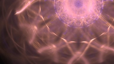 Fantezi kaotik renkli fraktal desen. Soyut Fraktal şekiller. 3D render resimde arka plan veya duvar kağıdı.