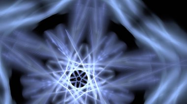 Fantezi kaotik renkli fraktal desen. Soyut Fraktal şekiller. 3D render resimde arka plan veya duvar kağıdı.