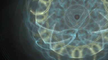 Fantezi kaotik renkli fraktal desen. Soyut Fraktal şekiller. 3D render resimde arka plan veya duvar kağıdı.