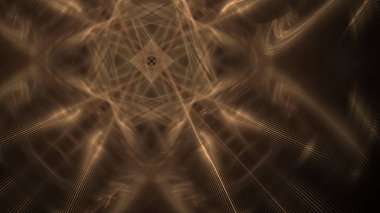 Fantezi kaotik renkli fraktal desen. Soyut Fraktal şekiller. 3D render resimde arka plan veya duvar kağıdı.