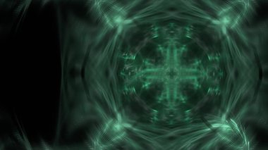 Fantezi kaotik renkli fraktal desen. Soyut Fraktal şekiller. 3D render resimde arka plan veya duvar kağıdı.