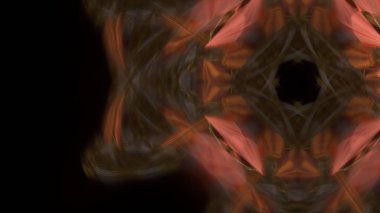 Fantezi kaotik renkli fraktal desen. Soyut Fraktal şekiller. 3D render resimde arka plan veya duvar kağıdı.