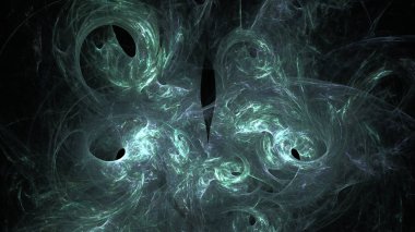 Fantezi kaotik renkli fraktal desen. Soyut Fraktal şekiller. 3D render resimde arka plan veya duvar kağıdı.