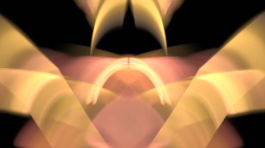 Fantezi kaotik renkli fraktal desen. Soyut Fraktal şekiller. 3D render resimde arka plan veya duvar kağıdı.