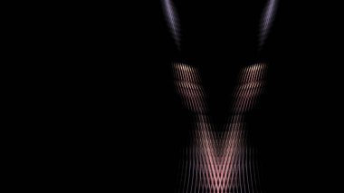 Fantezi kaotik renkli fraktal desen. Soyut Fraktal şekiller. 3D render resimde arka plan veya duvar kağıdı.