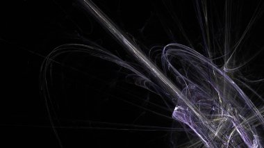 Fantezi kaotik renkli fraktal desen. Soyut Fraktal şekiller. 3D render resimde arka plan veya duvar kağıdı.