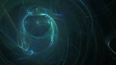 Fantezi kaotik renkli fraktal desen. Soyut Fraktal şekiller. 3D render resimde arka plan veya duvar kağıdı.