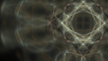 Fantezi kaotik renkli fraktal desen. Soyut Fraktal şekiller. 3D render resimde arka plan veya duvar kağıdı.