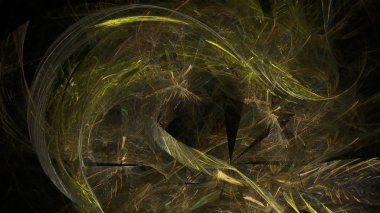 Fantezi kaotik renkli fraktal desen. Soyut Fraktal şekiller. 3D render resimde arka plan veya duvar kağıdı.