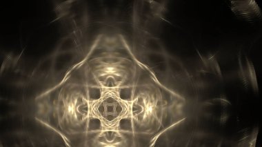 Fantezi kaotik renkli fraktal desen. Soyut Fraktal şekiller. 3D render resimde arka plan veya duvar kağıdı.