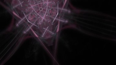 Fantezi kaotik renkli fraktal desen. Soyut Fraktal şekiller. 3D render resimde arka plan veya duvar kağıdı.