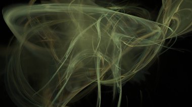 Fantezi kaotik renkli fraktal desen. Soyut Fraktal şekiller. 3D render resimde arka plan veya duvar kağıdı.