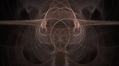 Fantezi kaotik renkli fraktal desen. Soyut Fraktal şekiller. 3D render resimde arka plan veya duvar kağıdı.