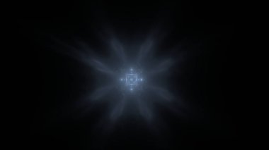 Fantezi kaotik renkli fraktal desen. Soyut Fraktal şekiller. 3D render resimde arka plan veya duvar kağıdı.