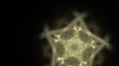 Fantezi kaotik renkli fraktal desen. Soyut Fraktal şekiller. 3D render resimde arka plan veya duvar kağıdı.