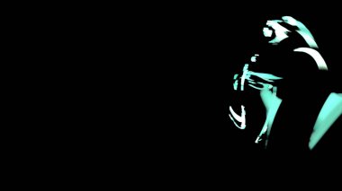 Fantezi kaotik renkli fraktal desen. Soyut Fraktal şekiller. 3D render resimde arka plan veya duvar kağıdı.