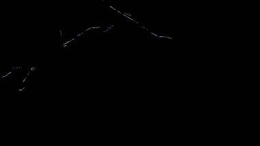 Fantezi kaotik renkli fraktal desen. Soyut Fraktal şekiller. 3D render resimde arka plan veya duvar kağıdı.