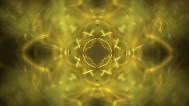 Fantezi kaotik renkli fraktal desen. Soyut Fraktal şekiller. 3D render resimde arka plan veya duvar kağıdı.