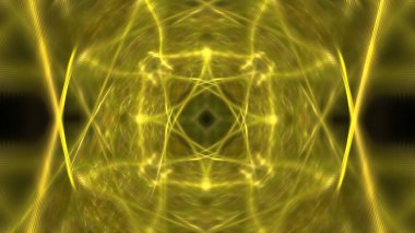 Fantezi kaotik renkli fraktal desen. Soyut Fraktal şekiller. 3D render resimde arka plan veya duvar kağıdı.