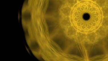 Fantezi kaotik renkli fraktal desen. Soyut Fraktal şekiller. 3D render resimde arka plan veya duvar kağıdı.