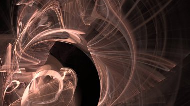 Fantezi kaotik renkli fraktal desen. Soyut Fraktal şekiller. 3D render resimde arka plan veya duvar kağıdı.